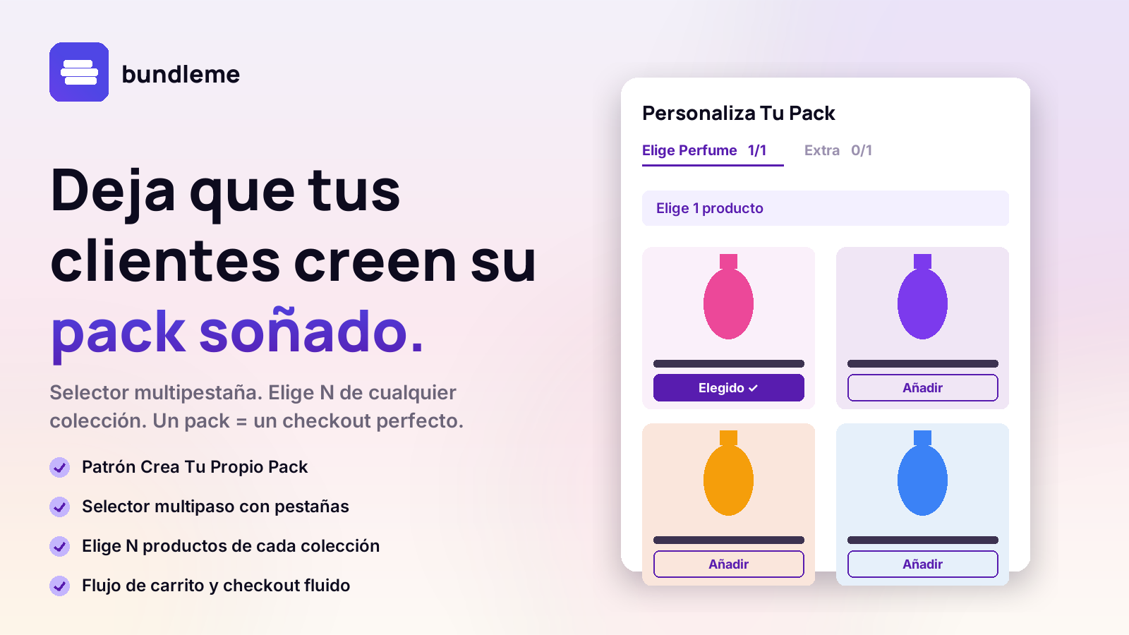 Let customers build their dream bundle