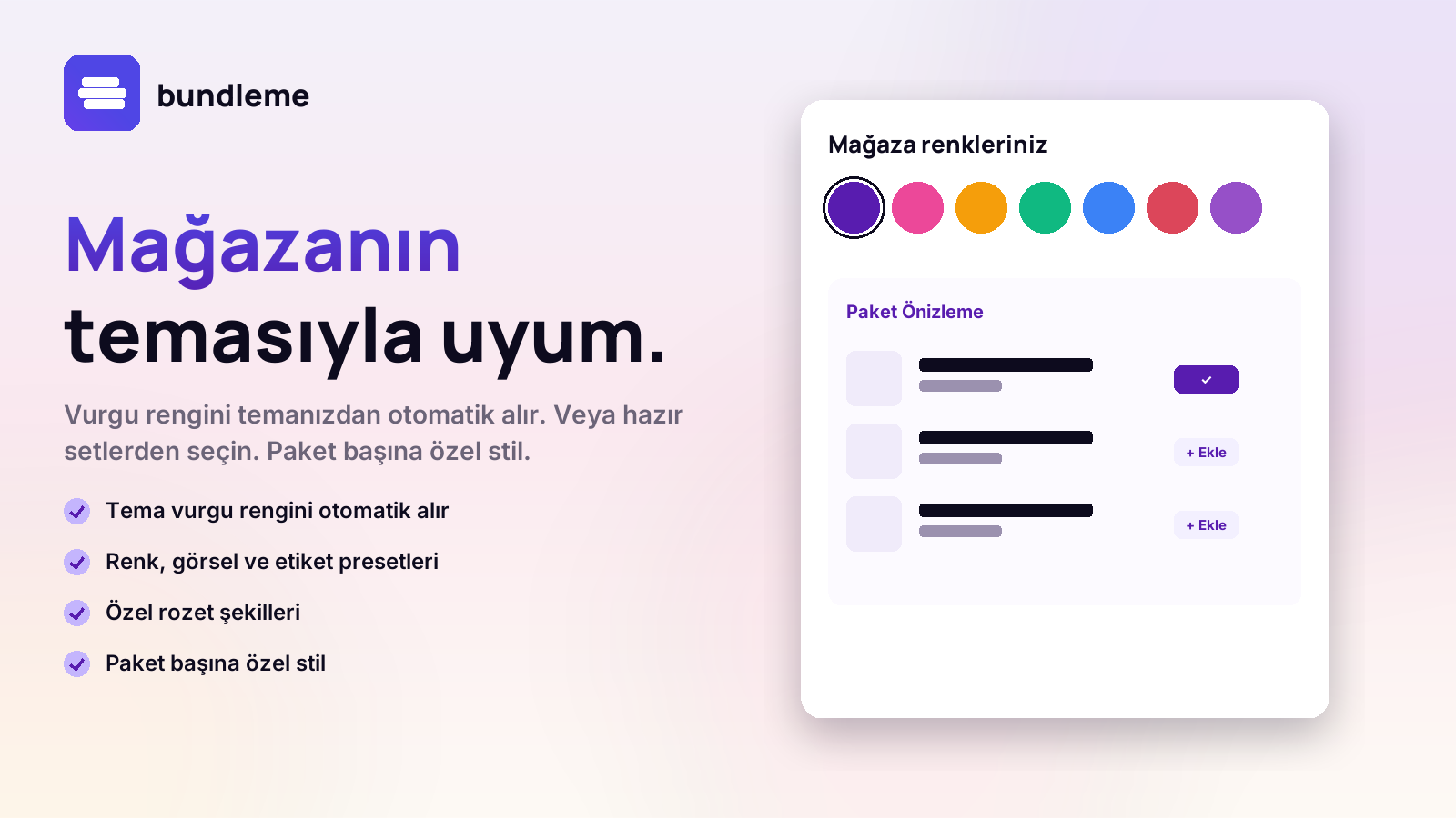 Matches your store's theme