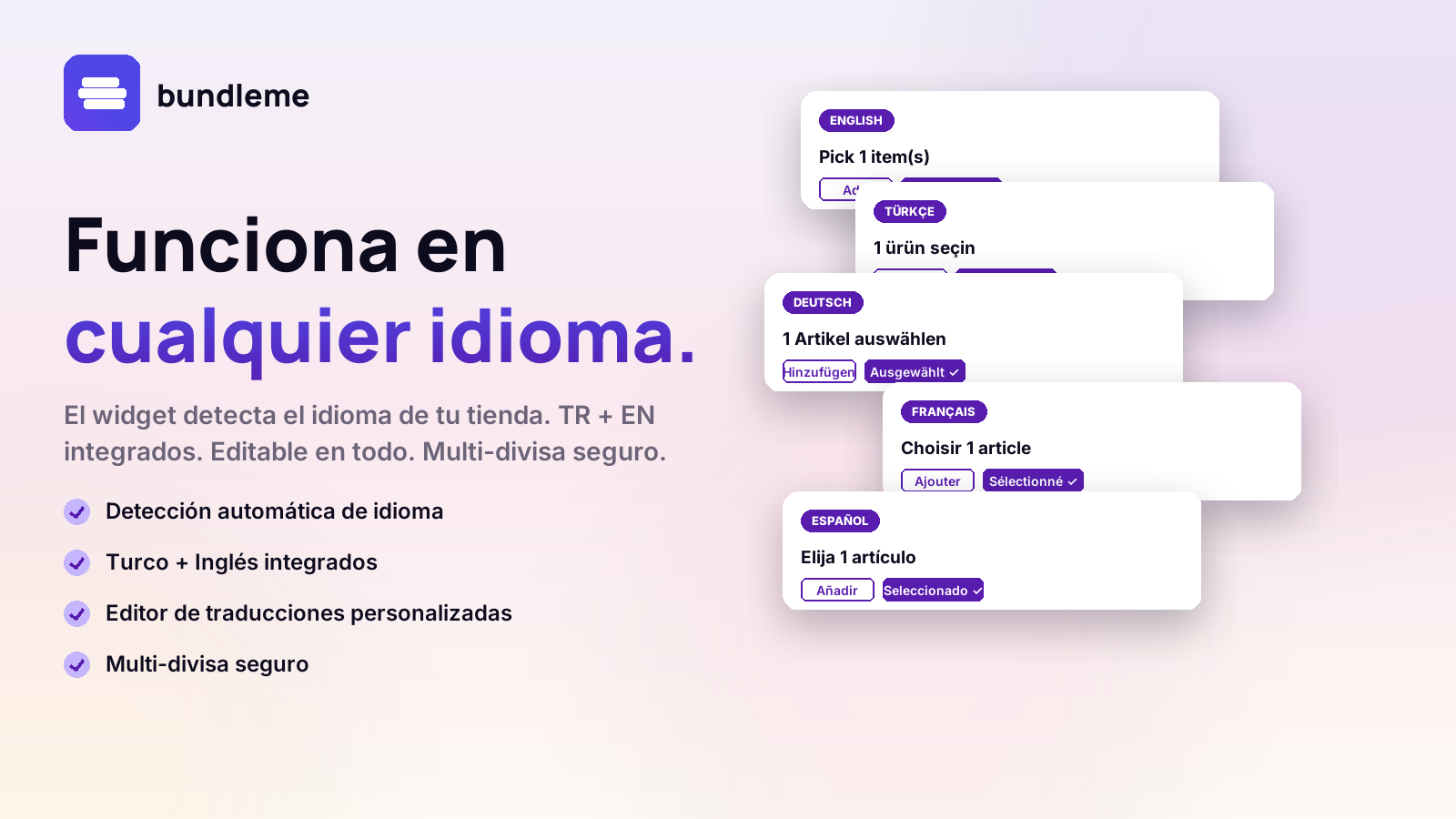 Works in any language